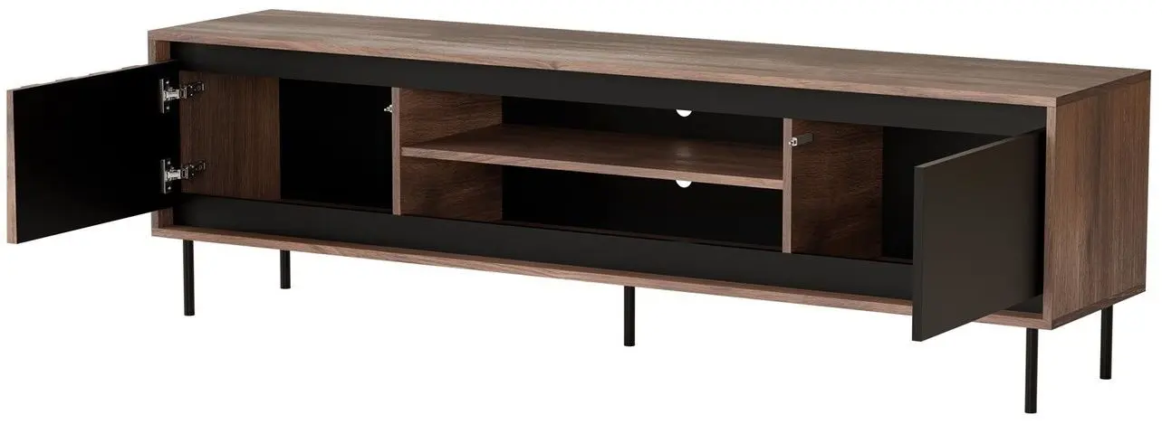 Tumba pentru TV Halmar Swing RTV-1 (Walnut/Black)