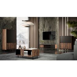 Tumba pentru TV Halmar Swing RTV-1 (Walnut/Black) Thumb