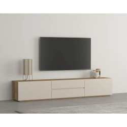 Tumba pentru TV Helvetia 24MKOM39 (Mauvella Oak/Cashmere) Thumb