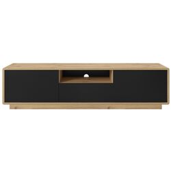 Tumba pentru TV Helvetia Aston №39 2D1S (Black Matt/Taurus Oak) Thumb