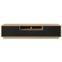 Tumba pentru TV Helvetia Aston №40 2D1S (Black Matt/Taurus Oak) Thumb