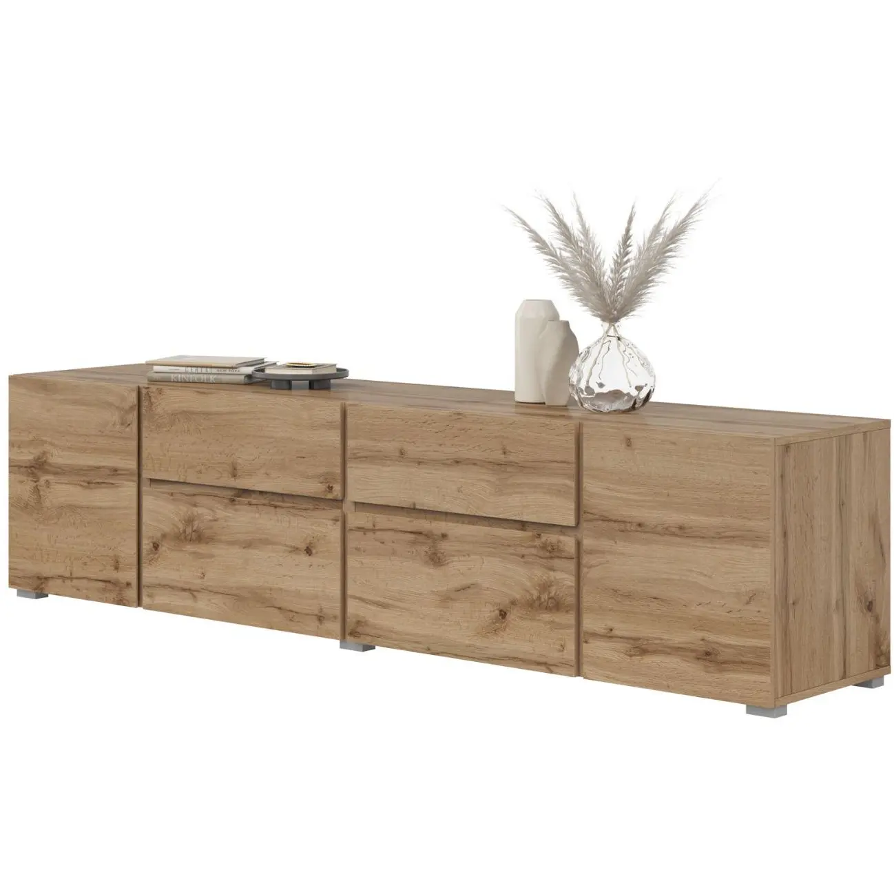 Tumba pentru TV Helvetia Asymetric 24N0OA39 (Wotan Oak) - 4