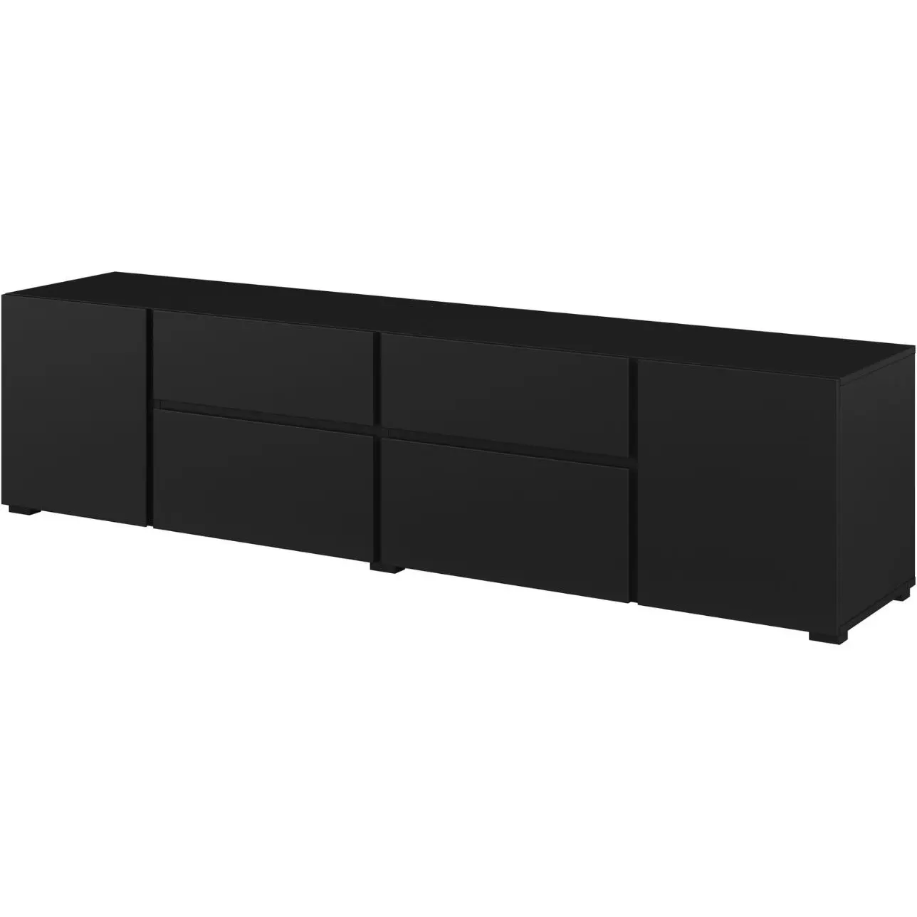 Tumba pentru TV Helvetia Asymetric 24W3OA39 (Black Onyks) - 2