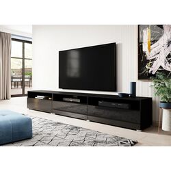Tumba pentru TV Helvetia Athens №40 3KL (Black Matt/Black Gloss) Thumb