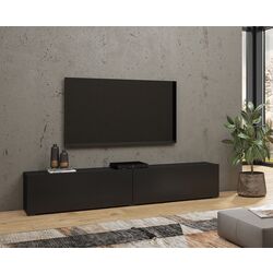 Tumba pentru TV Helvetia Ava №40 (Black/Wotan Oak) Thumb
