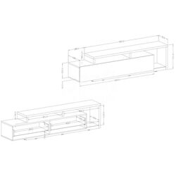 Tumba pentru TV Helvetia Bota №40 2S (Black Matt) Thumb