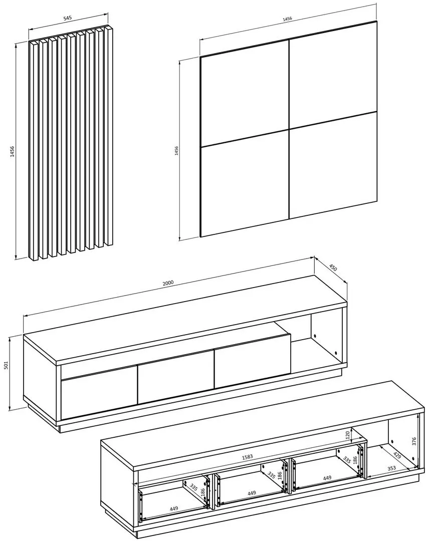 Tumba pentru TV Helvetia Celine 24NALR09 2.0 (White Gloss/Wotan Oak)