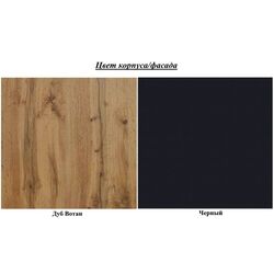 Тумба РТВ Helvetia Celine №40 3S (Wotan Oak/Black Matt) Thumb