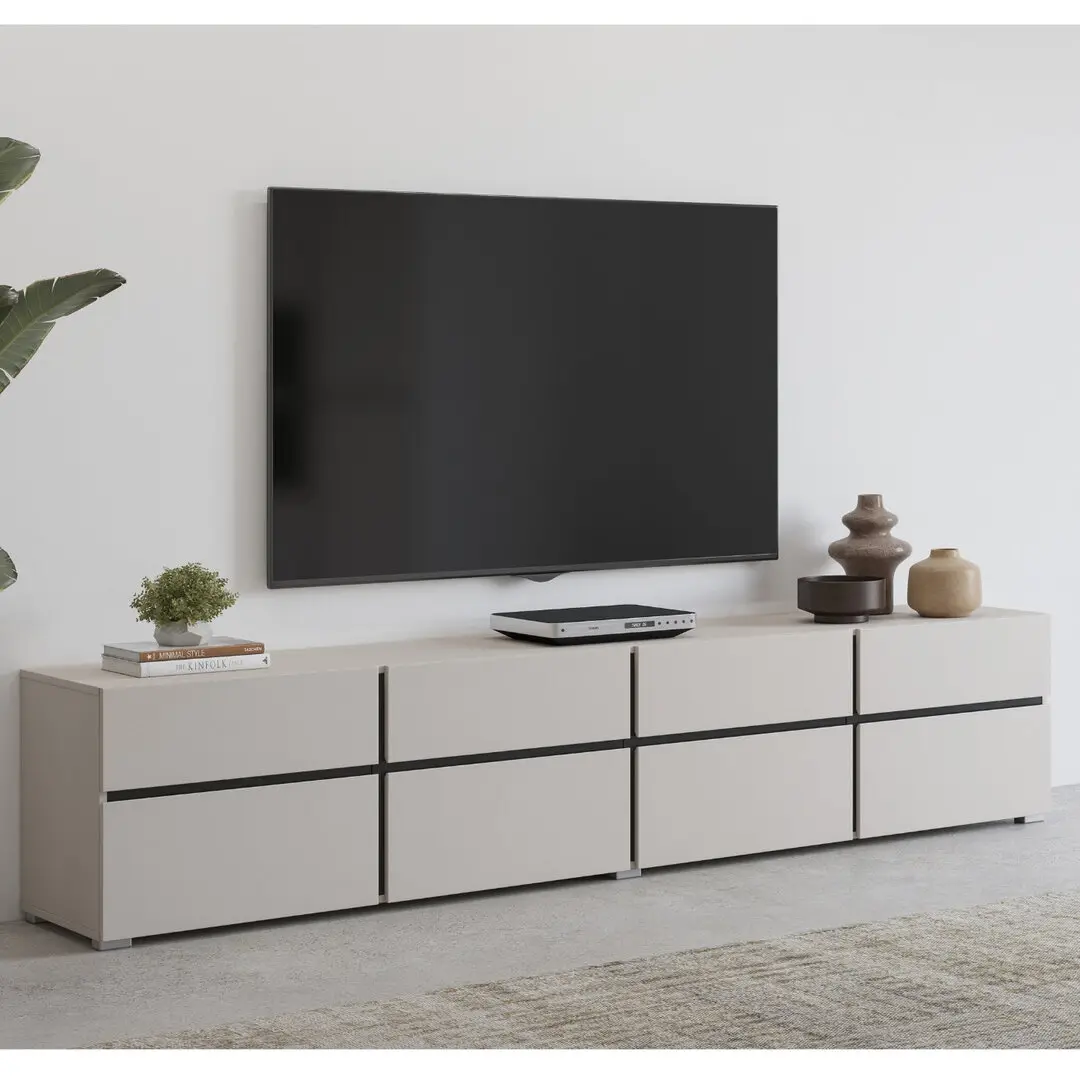 Tumba pentru TV Helvetia Cross 24KWMY40 (Cashmere/Black onyx)