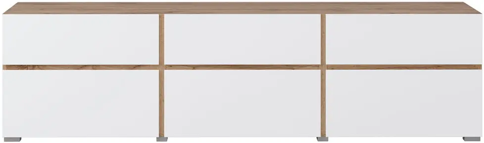 Tumba pentru TV Helvetia Cross 24N9MY41 (Wotan Oak/White)