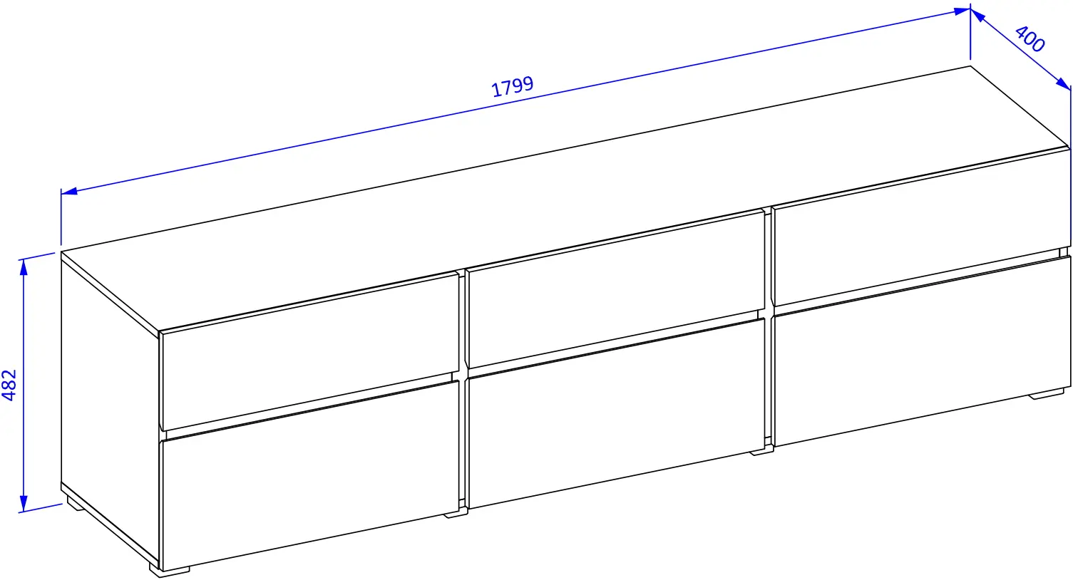 Tumba pentru TV Helvetia Cross 24N9MY41 (Wotan Oak/White)