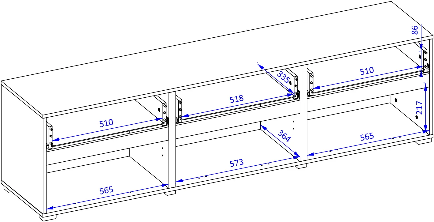 Tumba pentru TV Helvetia Cross 24N9MY41 (Wotan Oak/White)