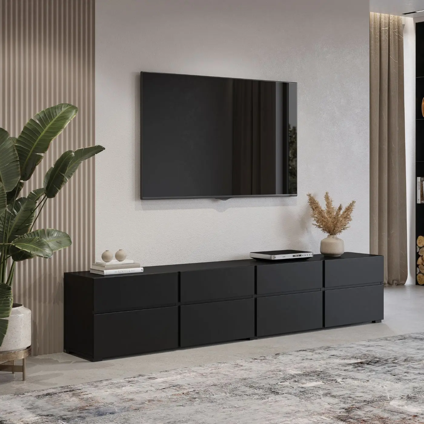 Tumba pentru TV Helvetia Cross 24W3MY40 (Black Onyx) - 8