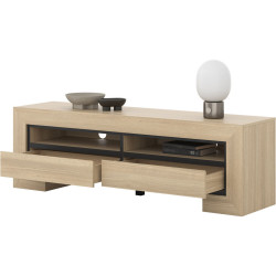 Tumba pentru TV Helvetia Cuba II 24DEOC40 (Elegant Oak/Black) Thumb