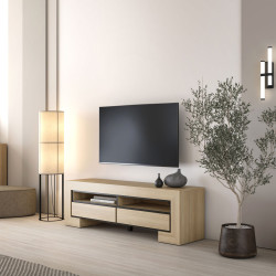 Tumba pentru TV Helvetia Cuba II 24DEOC40 (Elegant Oak/Black) Thumb