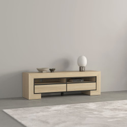 Tumba pentru TV Helvetia Cuba II 24DEOC40 (Elegant Oak/Black) Thumb