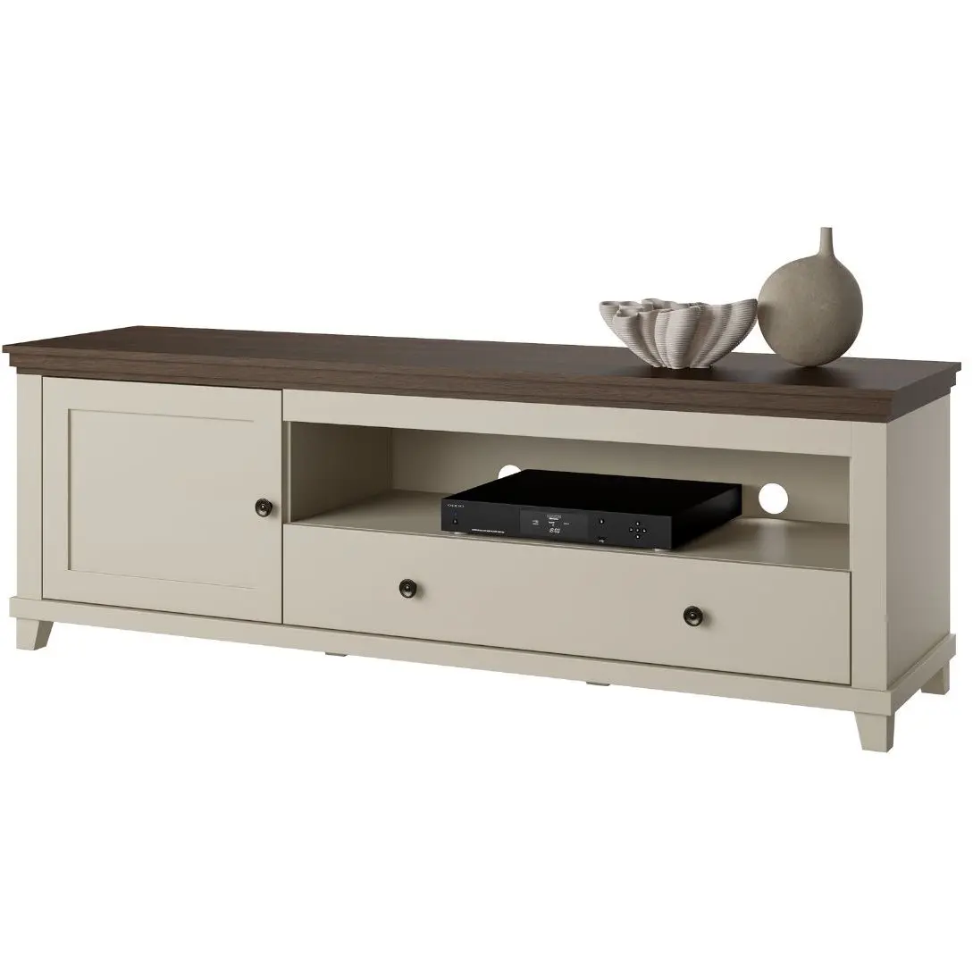 Tumba pentru TV Helvetia Evora 24D1JU40 (Light Beige/Dunin Oak) - 5