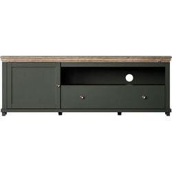 Tumba pentru TV Helvetia Evora №40 1D1S (Green/Lefkas Oak) Thumb