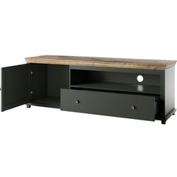 Tumba pentru TV Helvetia Evora №40 1D1S (Green/Lefkas Oak) Thumb