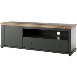 Tumba pentru TV Helvetia Evora №40 1D1S (Green/Lefkas Oak)