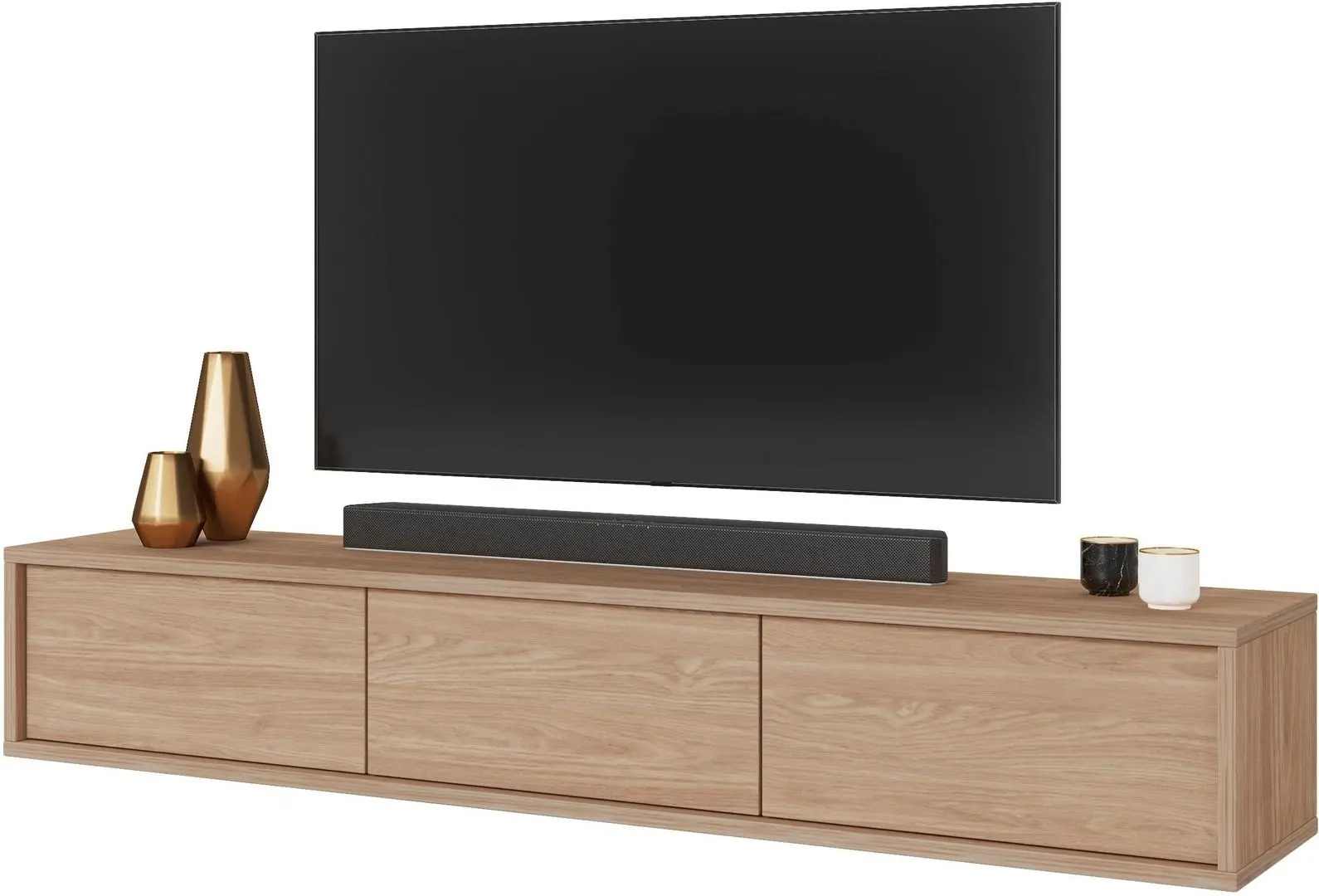 Tumba pentru TV Helvetia Frida 180 (Natural Oak)
