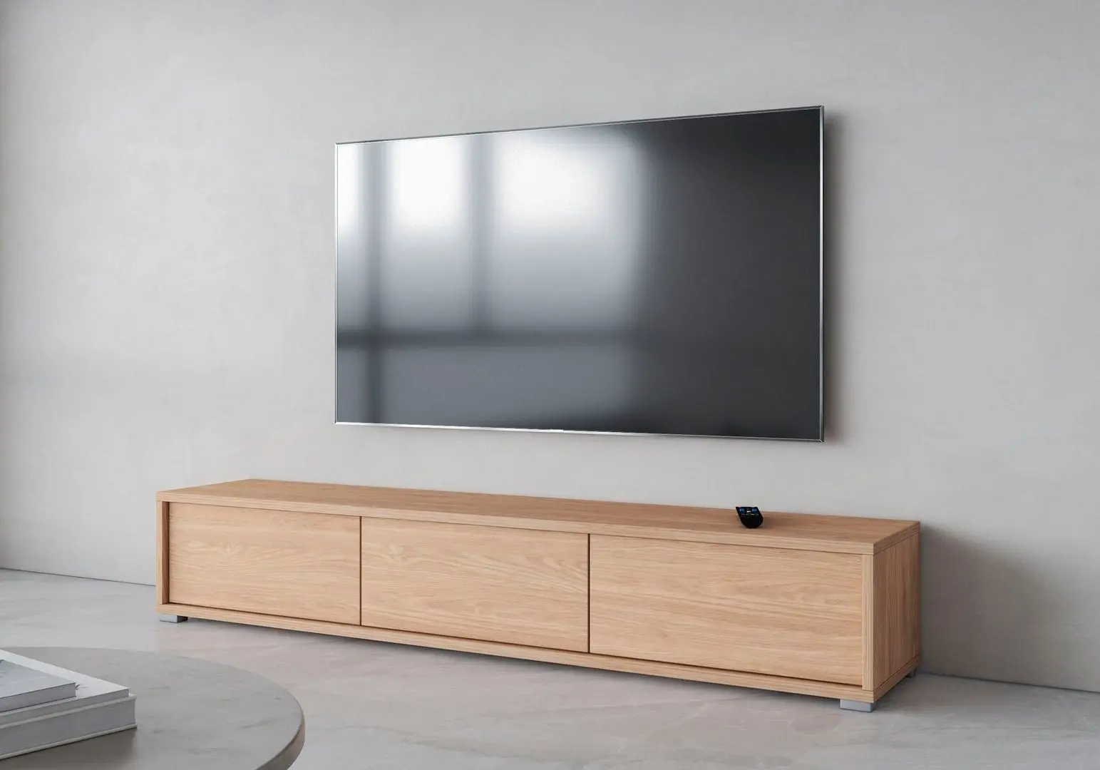 Tumba pentru TV Helvetia Frida 180 (Natural Oak)