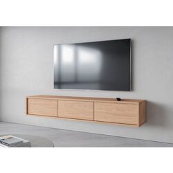 Tumba pentru TV Helvetia Frida 180 (Natural Oak) Thumb