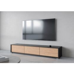 Tumba pentru TV Helvetia Frida 180 (Oak/Anthracite) Thumb