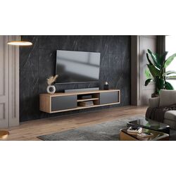 Тумба РТВ Helvetia Frida 2D (Anthracite/Oak) Thumb