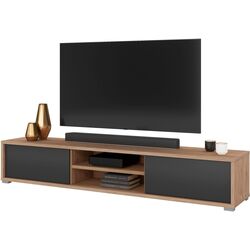 Тумба РТВ Helvetia Frida 2D (Anthracite/Oak) Thumb