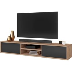 Тумба РТВ Helvetia Frida 2D (Anthracite/Oak) Thumb