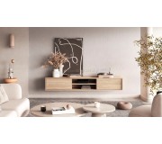 Tumba pentru TV Helvetia Frida 2D (Natural Oak)