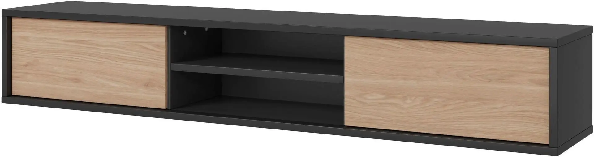 Тумба РТВ Helvetia Frida 2D (Natural Oak/Anthracite)