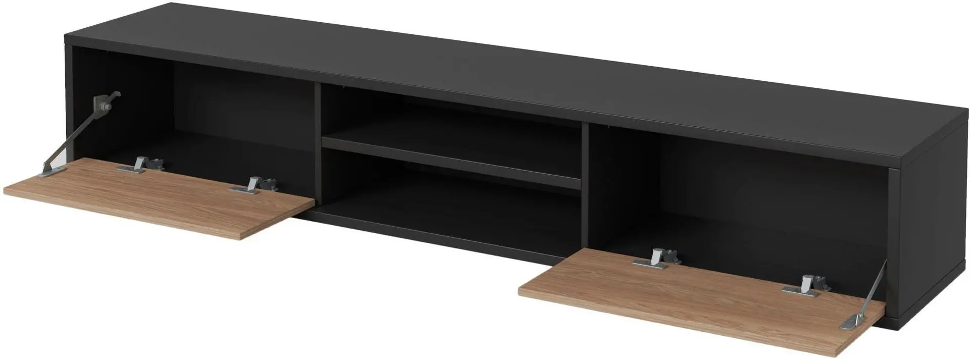 Тумба РТВ Helvetia Frida 2D (Natural Oak/Anthracite)