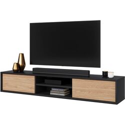 Тумба РТВ Helvetia Frida 2D (Natural Oak/Anthracite) Thumb