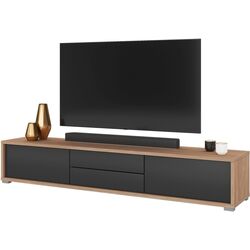 Тумба РТВ Helvetia Frida 2D2S (Anthracite/Natural Oak) Thumb