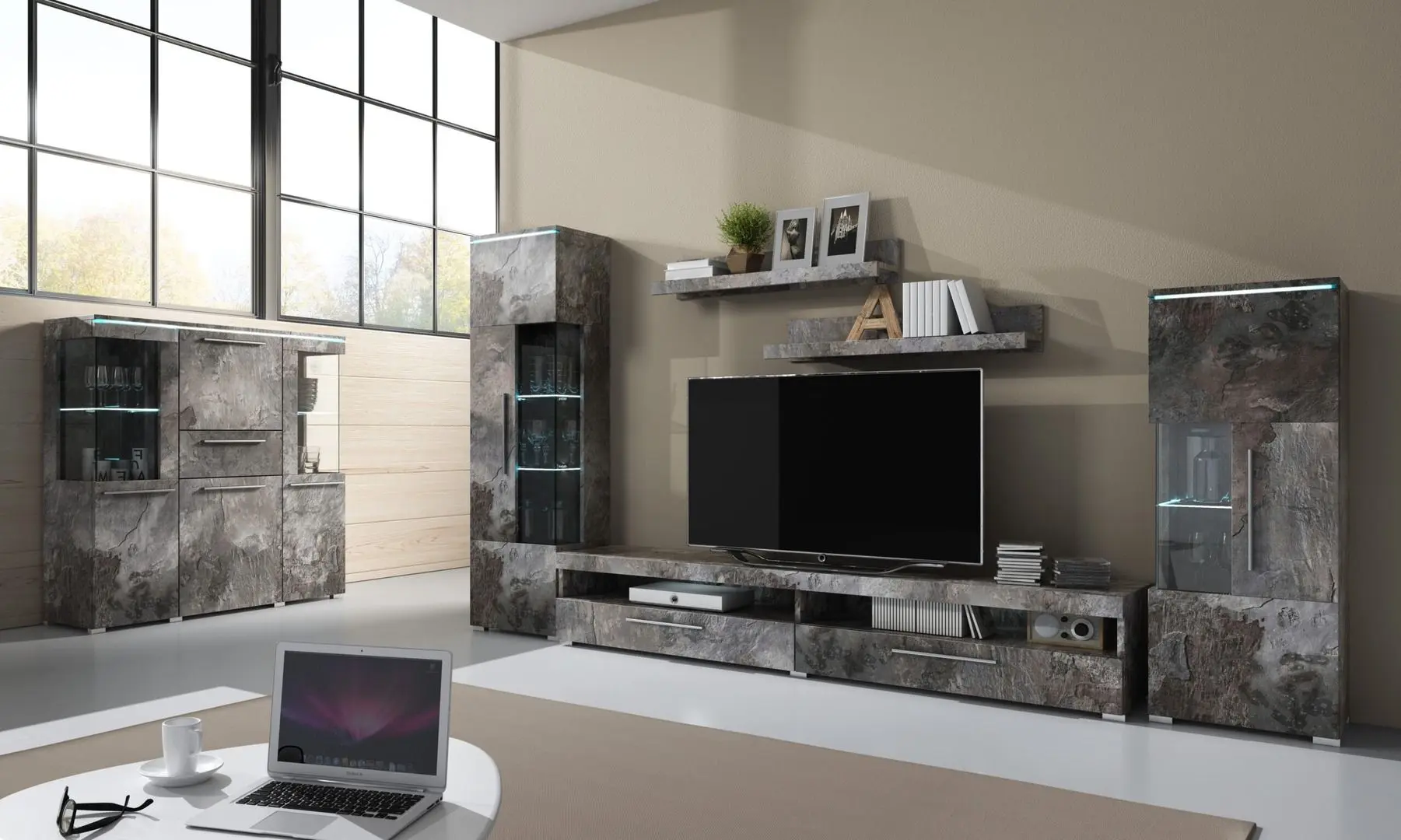 Tumba pentru TV Helvetia India №40 (Slate)