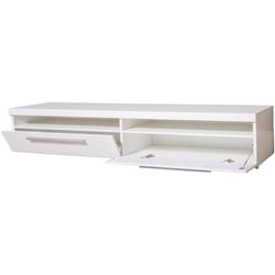 Tumba pentru TV Helvetia India №40 (White/White Gloss) Thumb