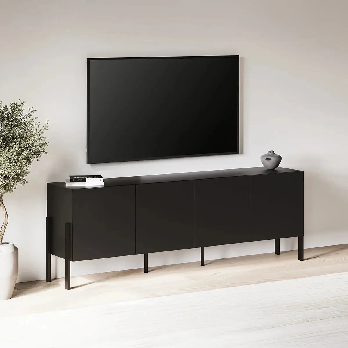 Tumba pentru TV Helvetia Jukan 24W3ND25 (Black Onyx) - 7