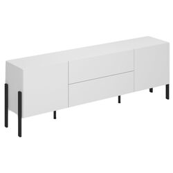 Tumba TV Helvetia Jukon 2D 204 cm (White Matt/Black) Thumb