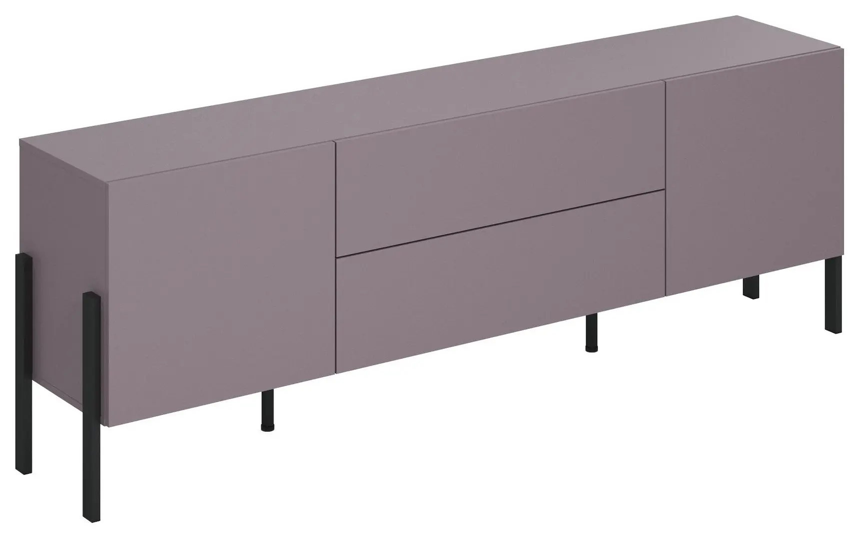 Tumba TV Helvetia Jukon 2D2SZ 204 cm (Plum/Black) - 4
