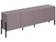 Тумба РТВ Helvetia Jukon 4D 204 cm (Plum/Black)