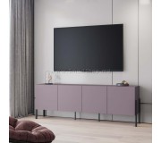 Тумба РТВ Helvetia Jukon 4D 204 cm (Plum/Black)