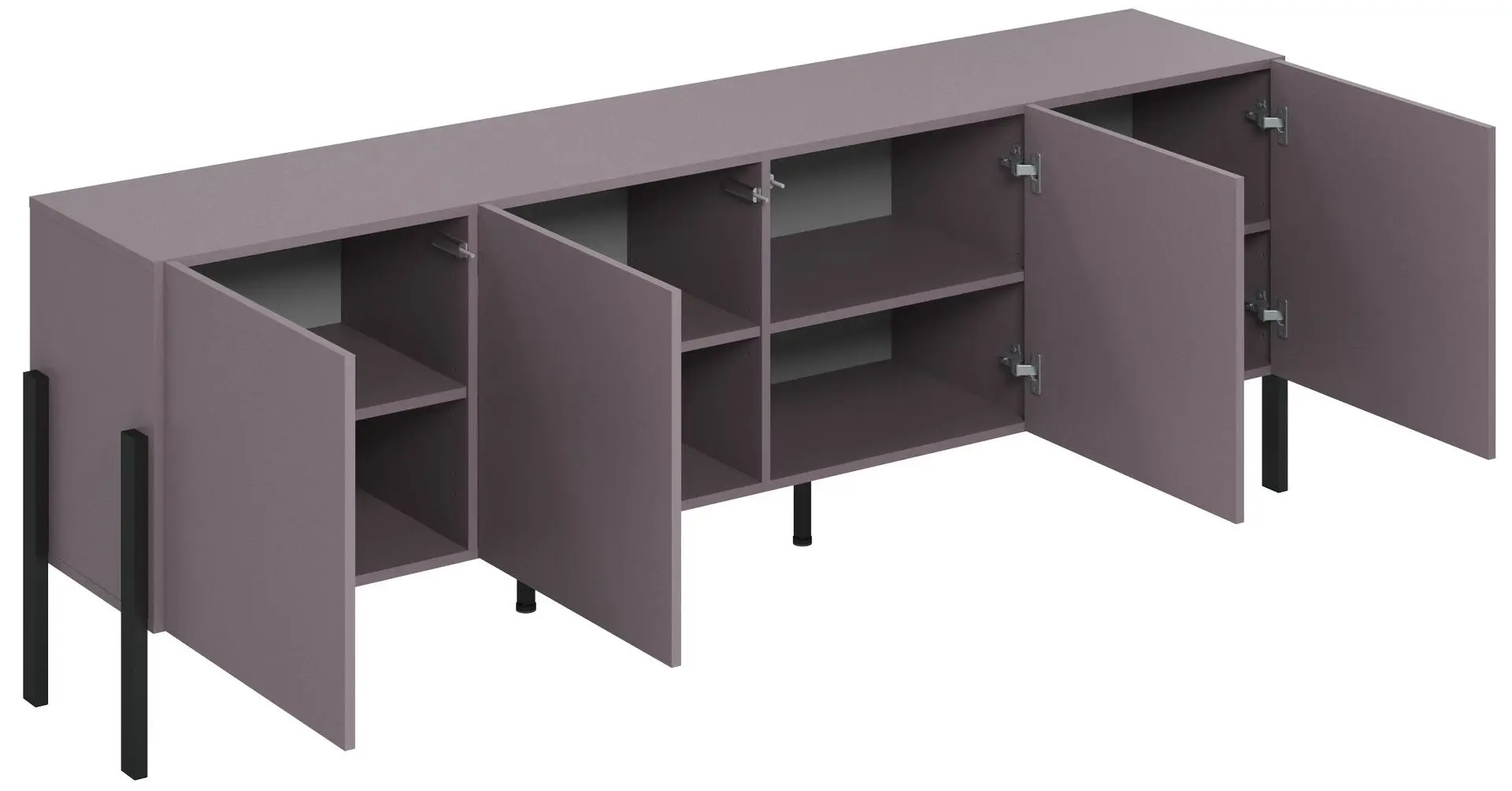 Tumba TV Helvetia Jukon 4D 204 cm (Plum/Black) - 3