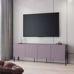 Tumba TV Helvetia Jukon 4D 204 cm (Plum/Black)