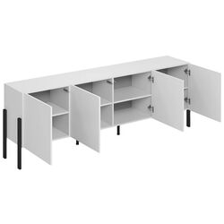 Tumba TV Helvetia Jukon 4D 204 cm (White Matt/Black) Thumb