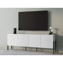 Tumba TV Helvetia Jukon 4D 204 cm (White Matt/Black)