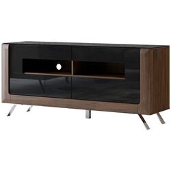 Tumba pentru TV Helvetia Kasai 2S (Walnut/Black Gloss) Thumb
