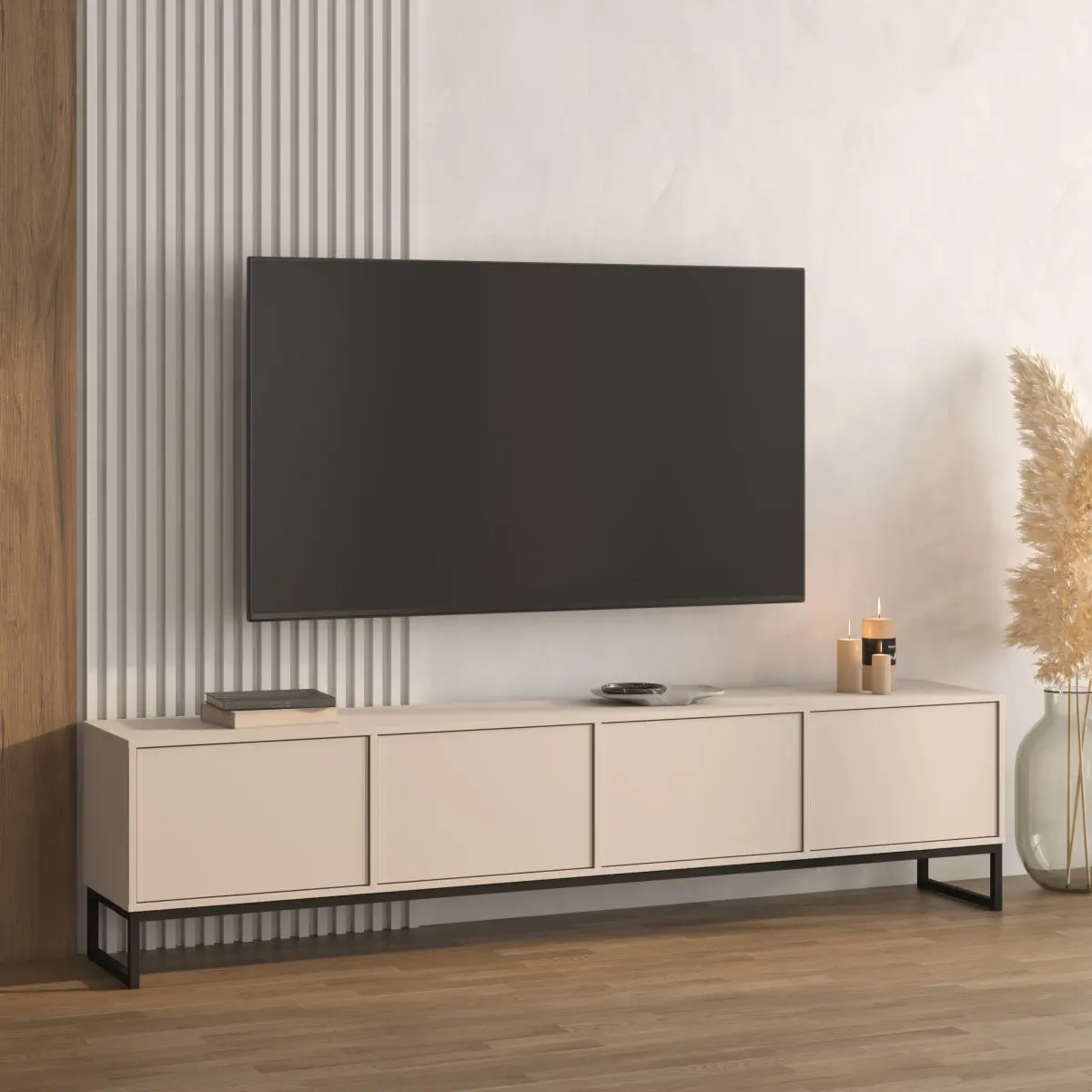 Tumba pentru TV Helvetia Loft 24KSOZ40 (Cashmere) - 7