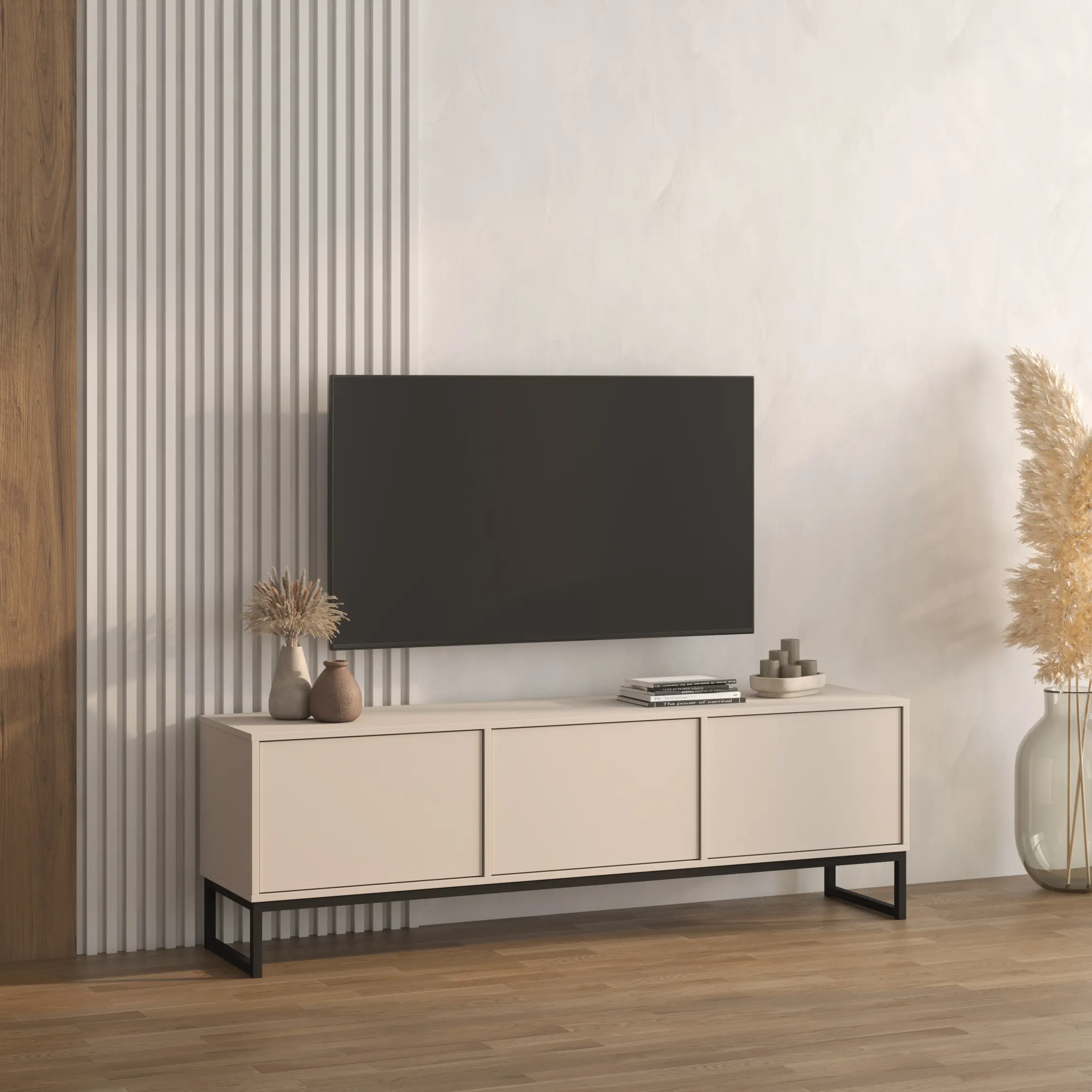 Tumba pentru TV Helvetia Loft 24KSOZ41 (Cashmere) - 7